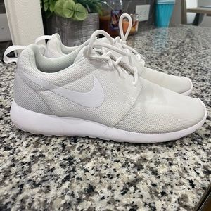 White Nike tennis shoes!